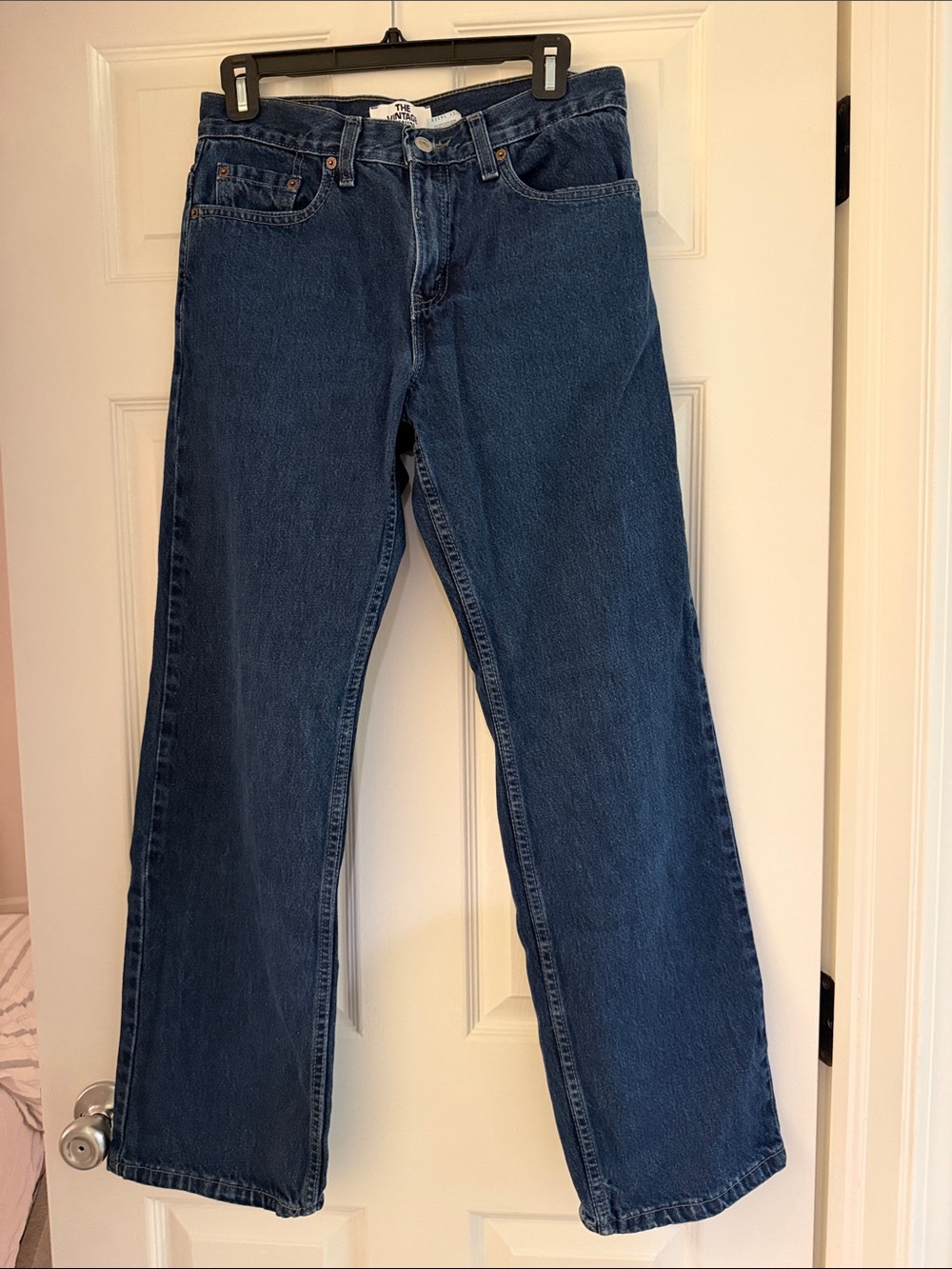 Vintage Levi’s 577 Made in USA Dark Wash Low Rise Straight Jeans W27